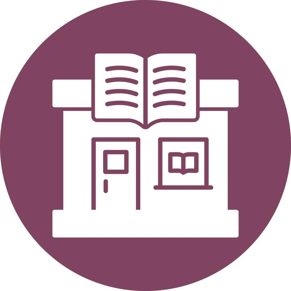 Book Shop Vector Icon
