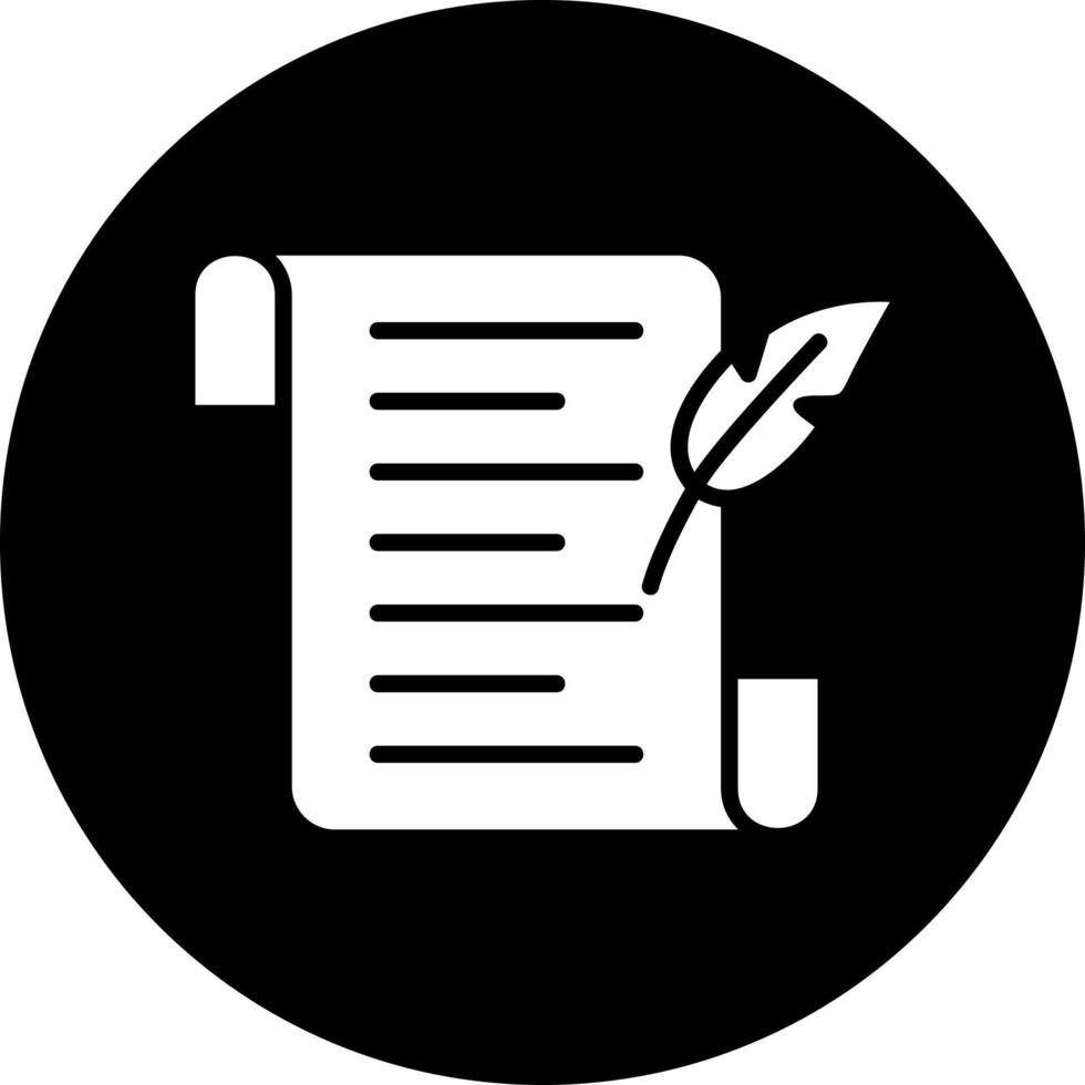 Poetry Vector Icon