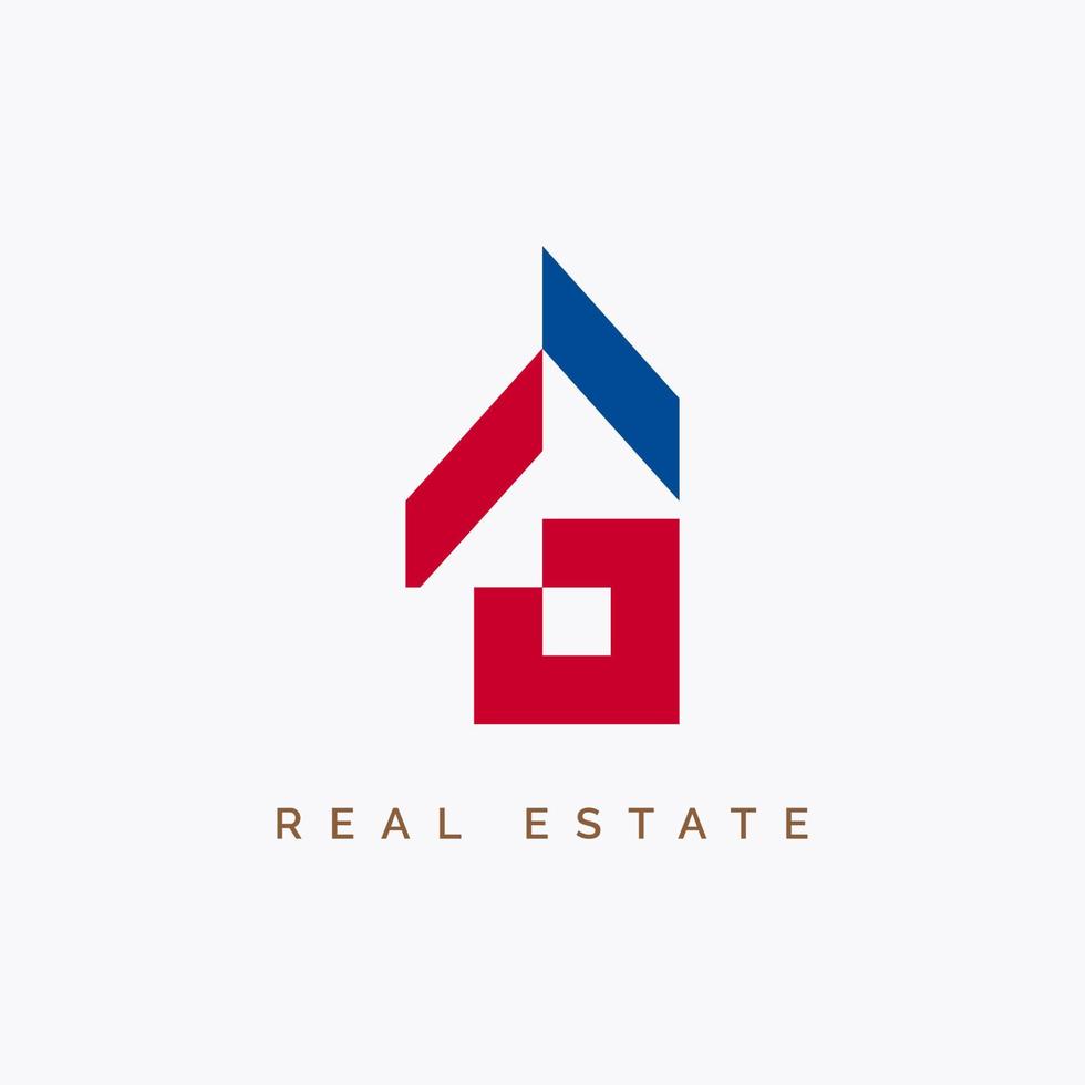 Real Estate Logo Design Elements can be used for Building,construction and architect Logos vector