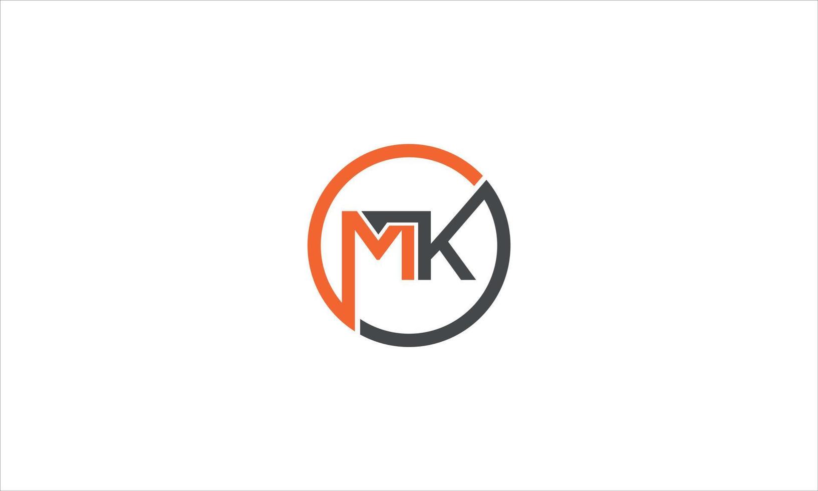 MK logo, Letter MK, MK letter logo design vector with Gradient colors. MK Letter Logo Design. Initial letters KM logo icon. Abstract letter KM logotype logo design template. KM logo Pro Vector