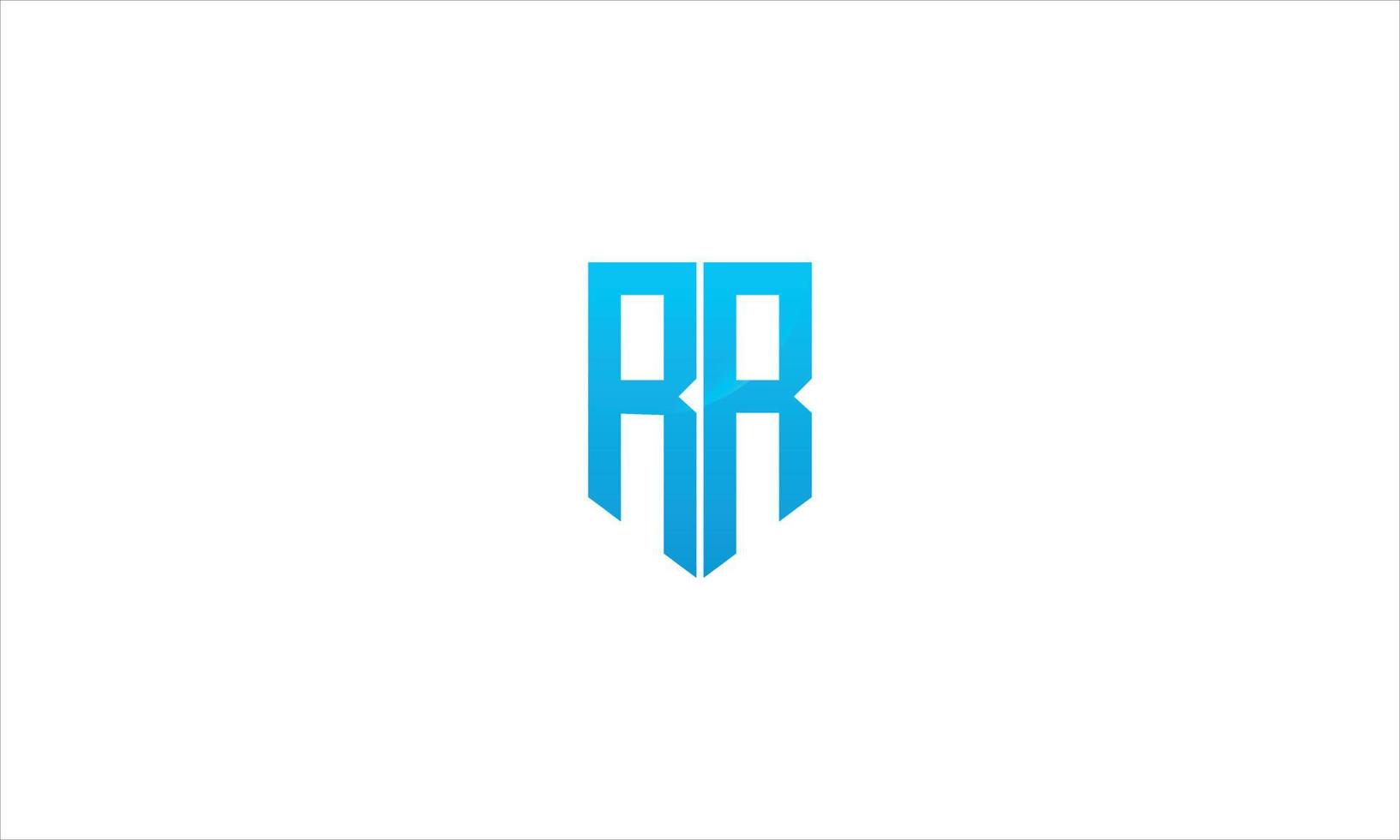 rr logo, letra r, letra rr monograma logo diseño rr vector logo diseño , Pro vector