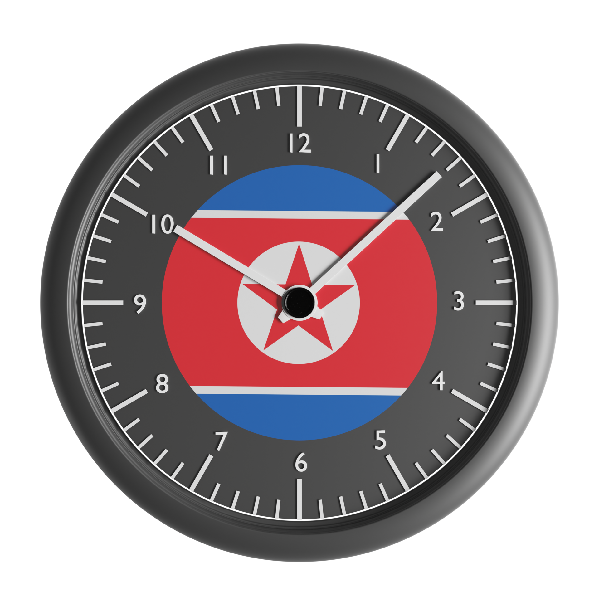 Wall Clock With The Flag Of North Korea 20999121 PNG wall-clock-with-the-flag-of-north-korea-20999121-png