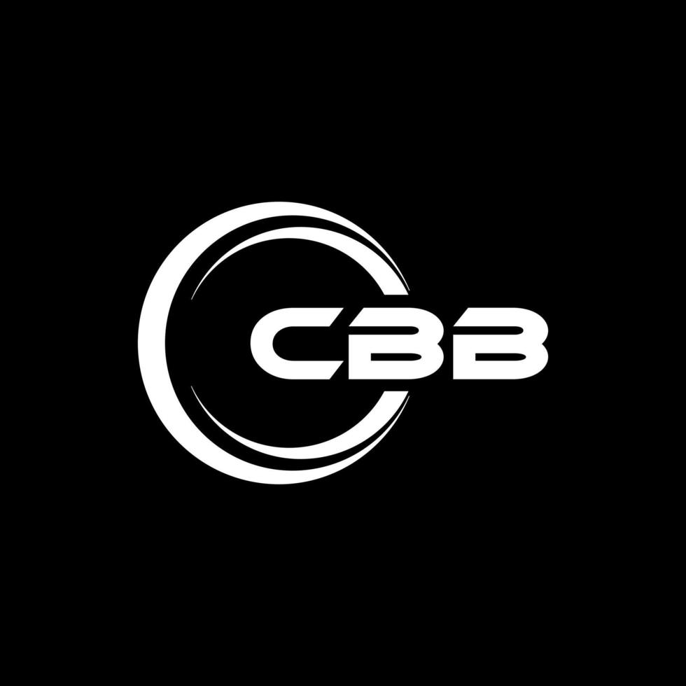 diseño del logotipo de la letra cbb en la ilustración. logotipo vectorial, diseños de caligrafía para logotipo, afiche, invitación, etc. vector