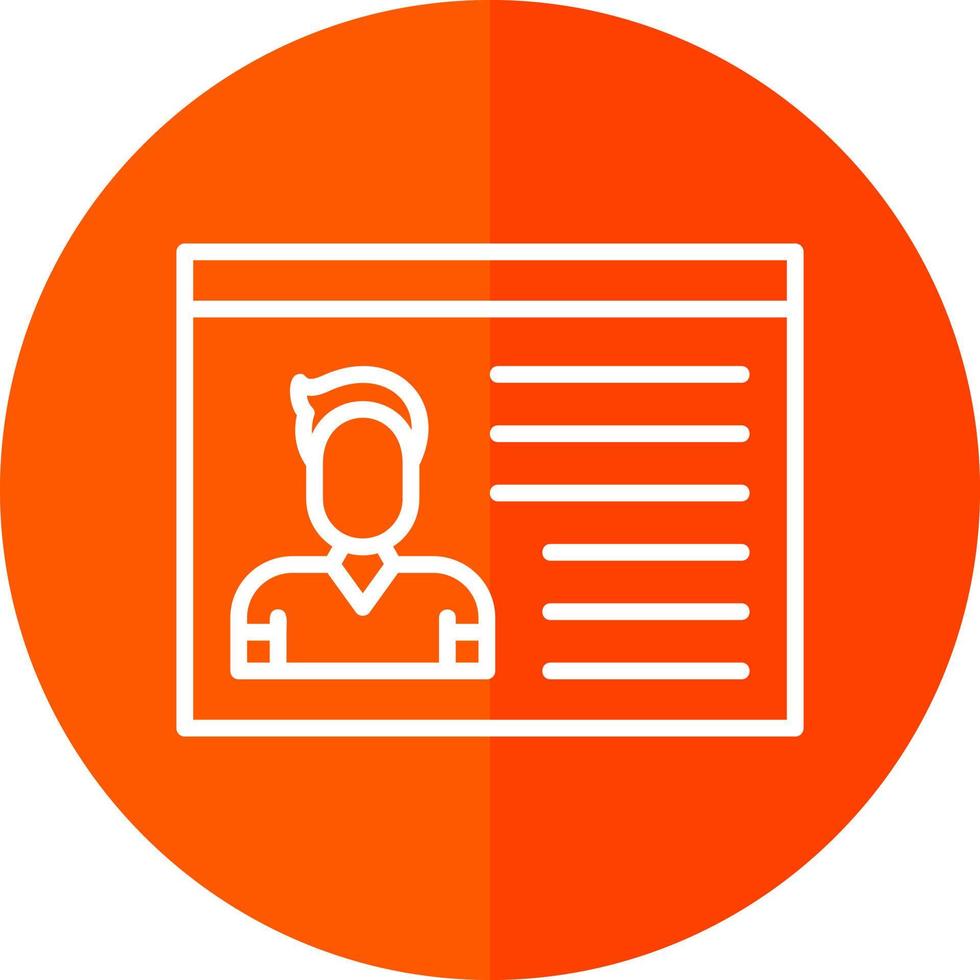 Identification Cards Vector Icon Design