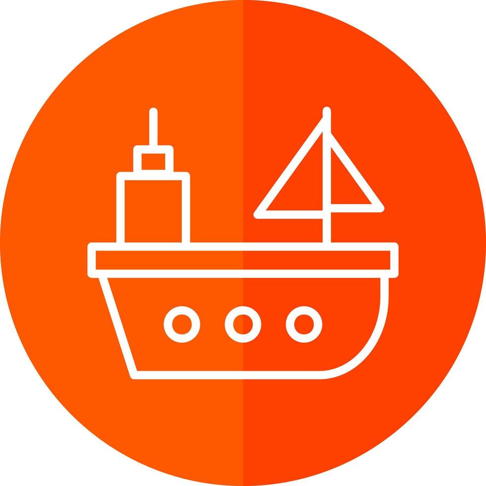 Ship Vector Icon Design