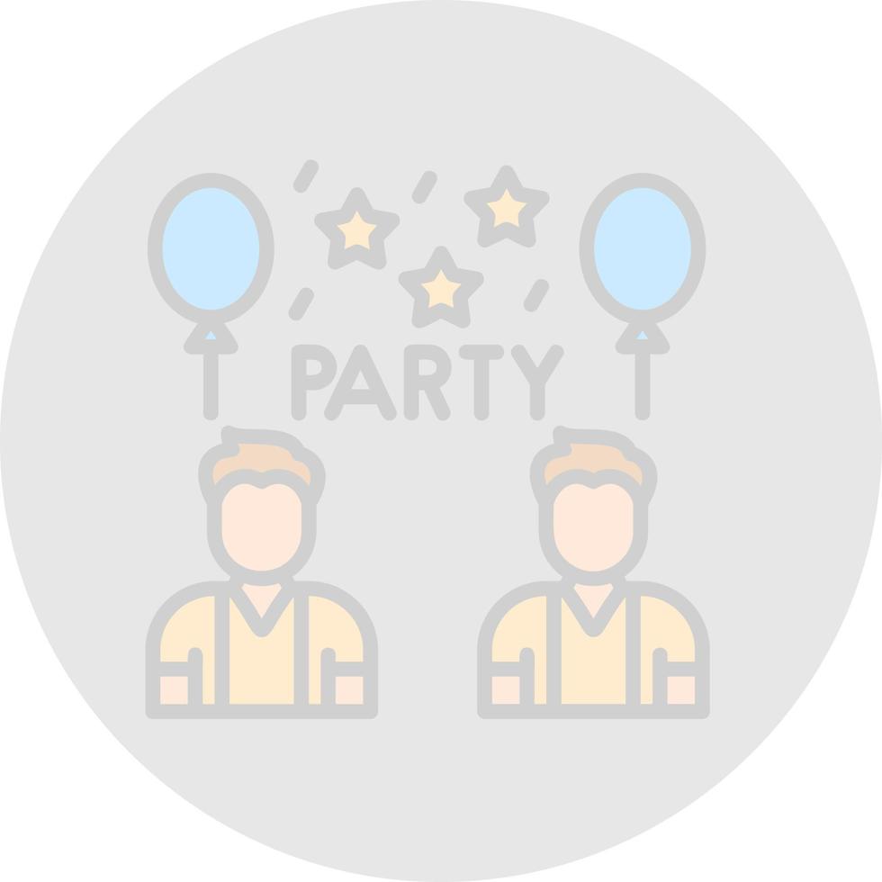 Party Vector Icon Design