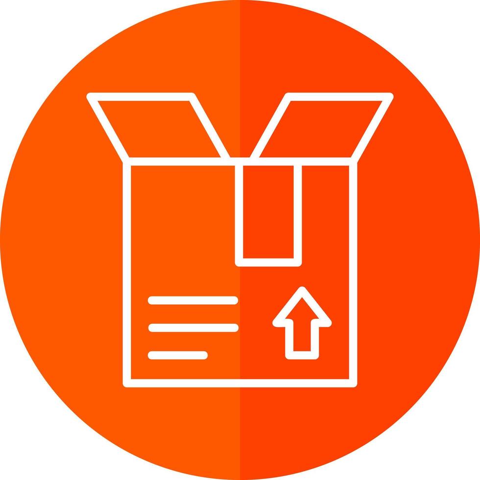 Open Box Vector Icon Design