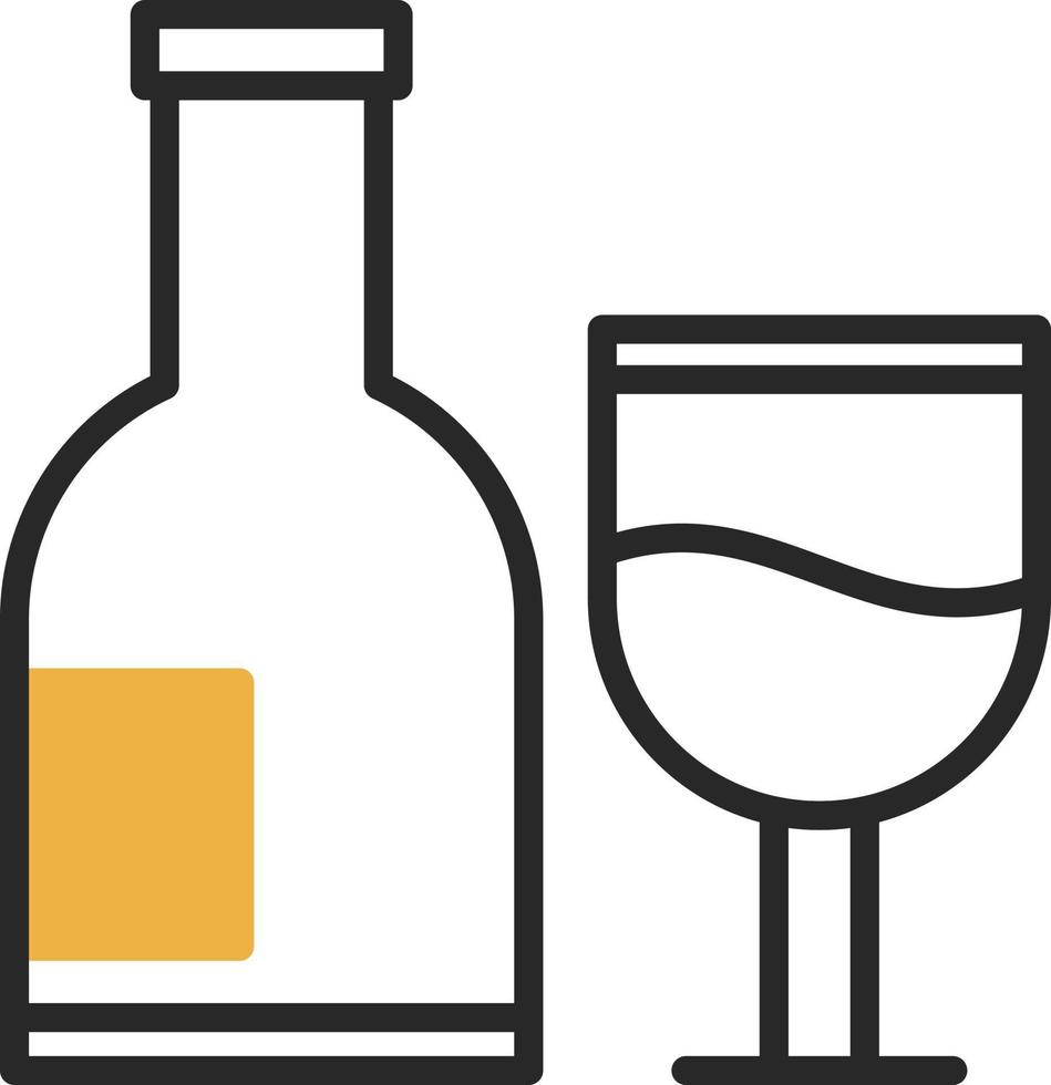 Alcoholic Drink Vector Icon Design