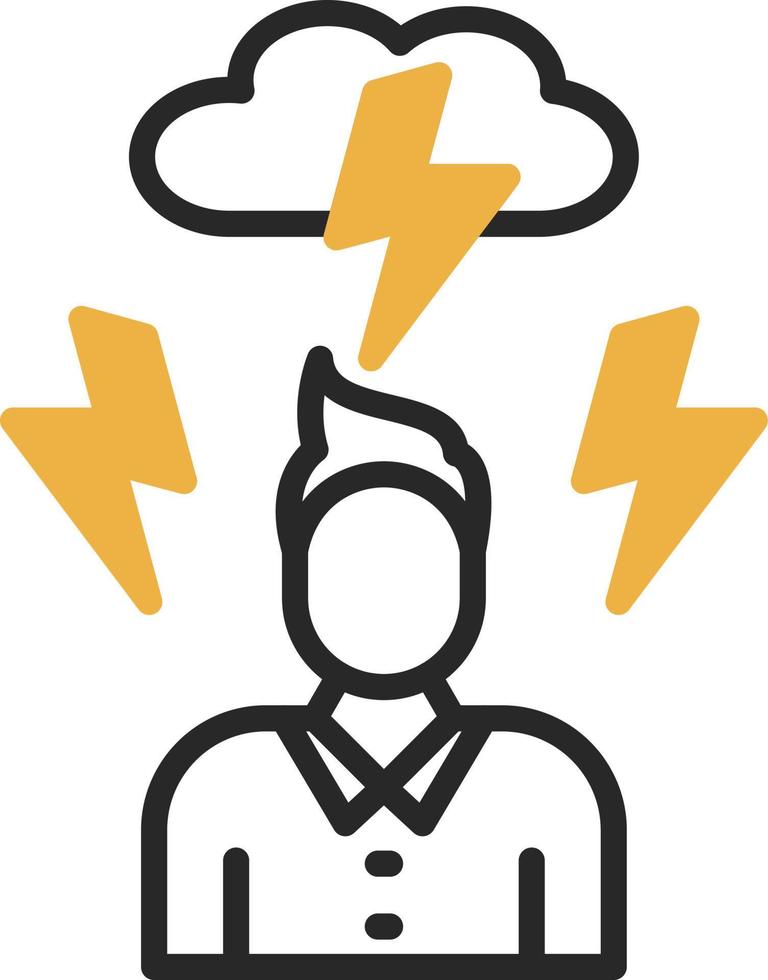 Stress Vector Icon Design