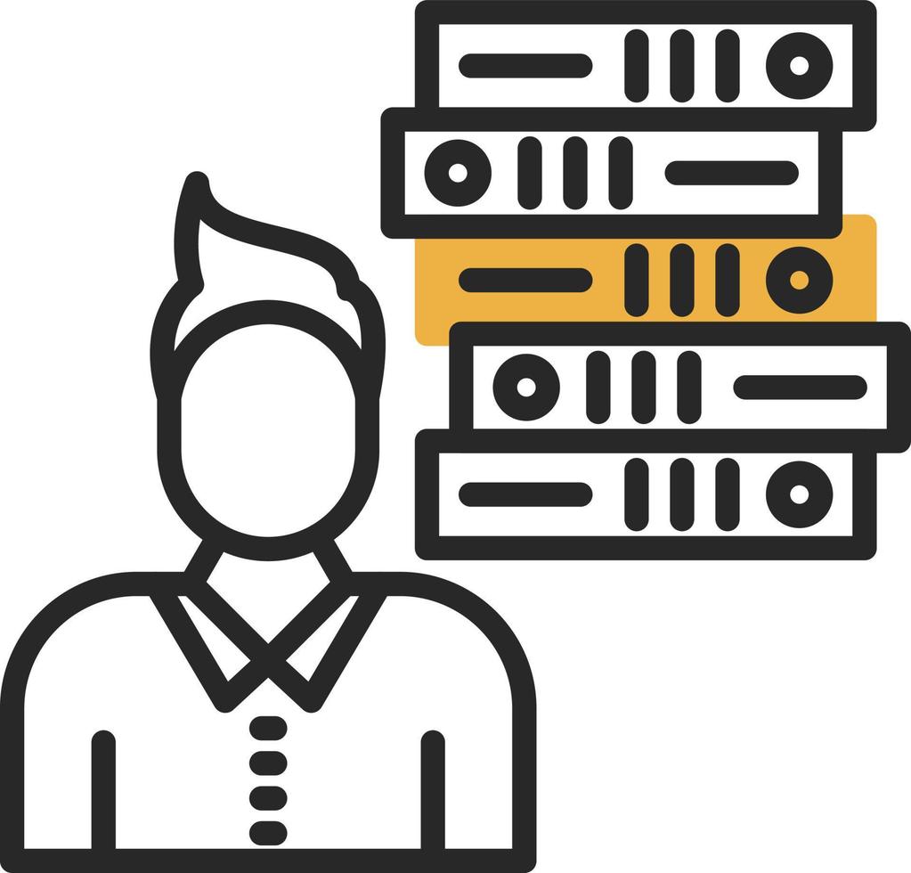 Burden Vector Icon Design