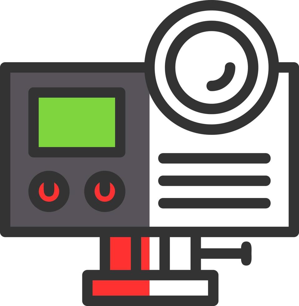 Action Camera Vector Icon Design