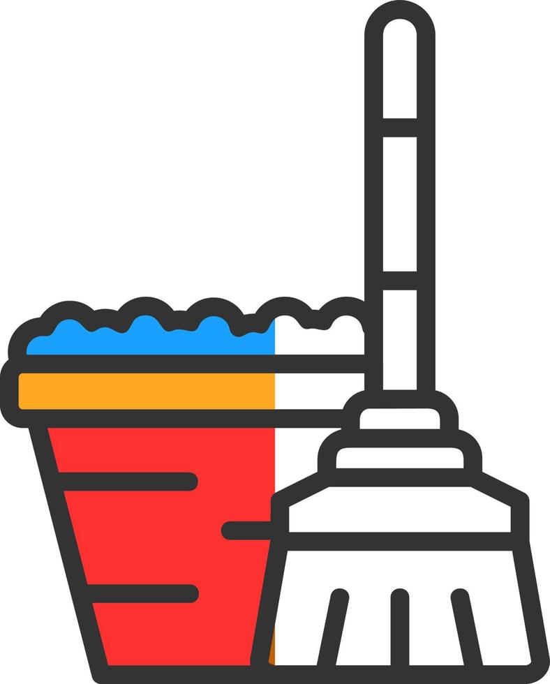 Mop Vector Icon Design