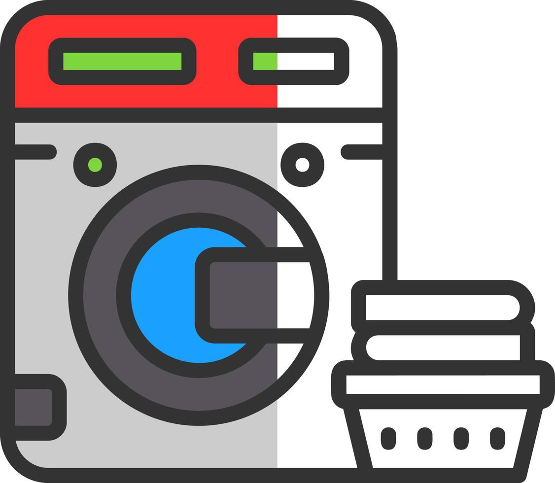 diseño de icono de vector de lavandería
