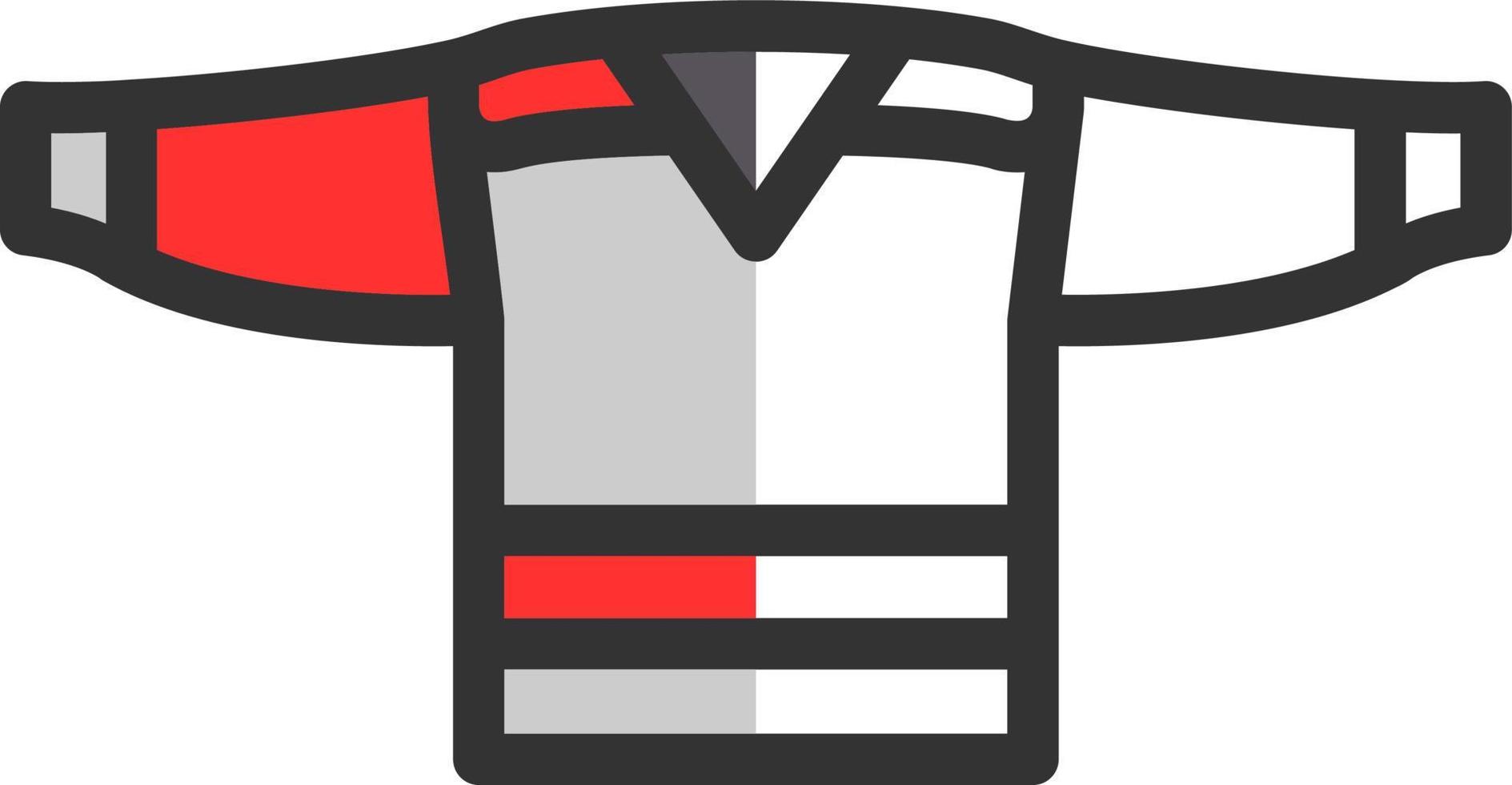 diseño de icono de vector de camiseta de hockey