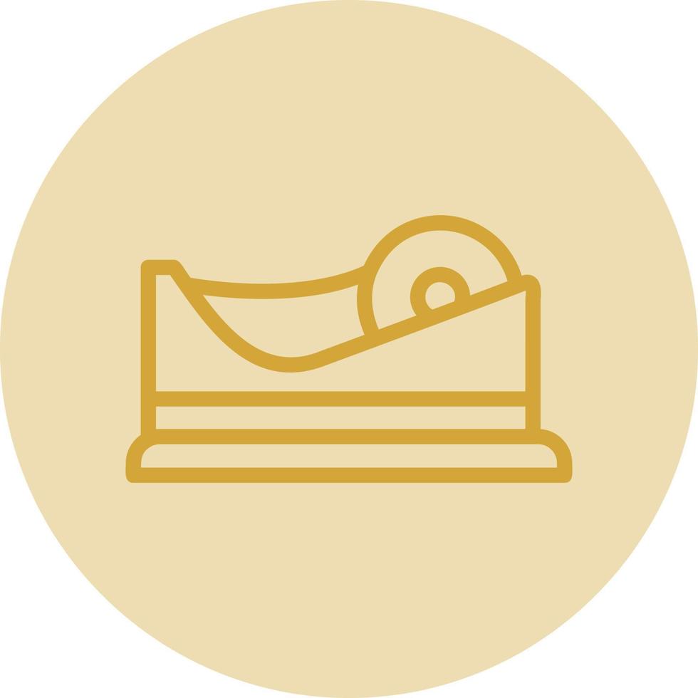 Tape Dispenser Vector Icon Design