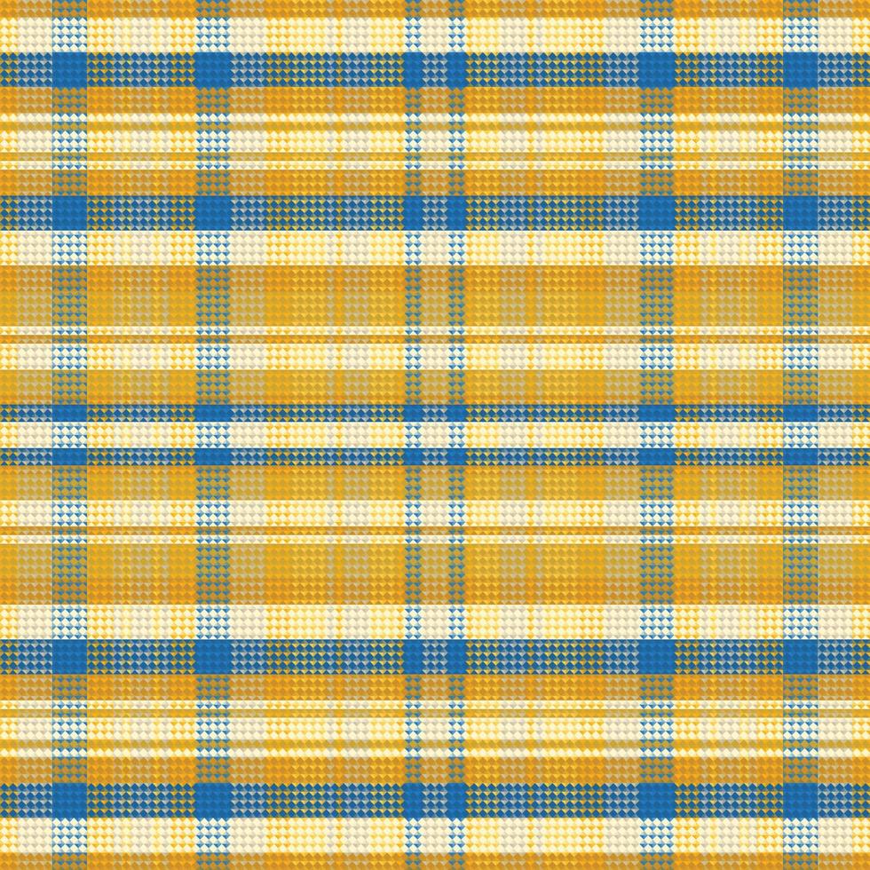 Tartan Plaid With Summer Color Pattern. vector