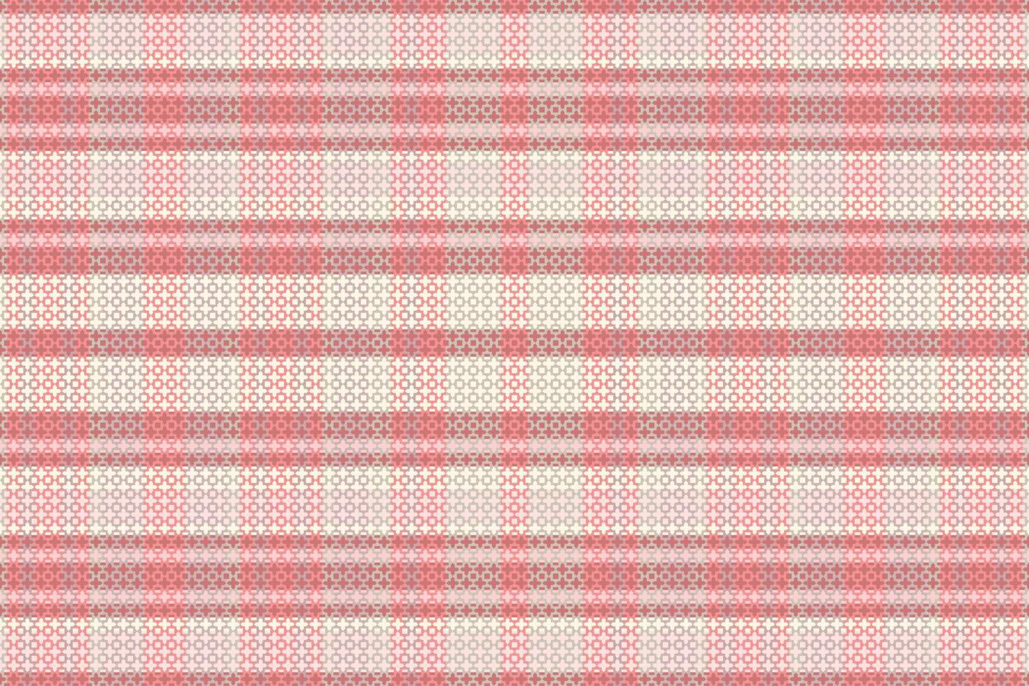 Tartan Plaid With Summer Color Pattern. vector