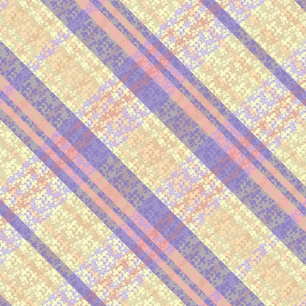 Tartan Plaid With Summer Color Pattern. vector