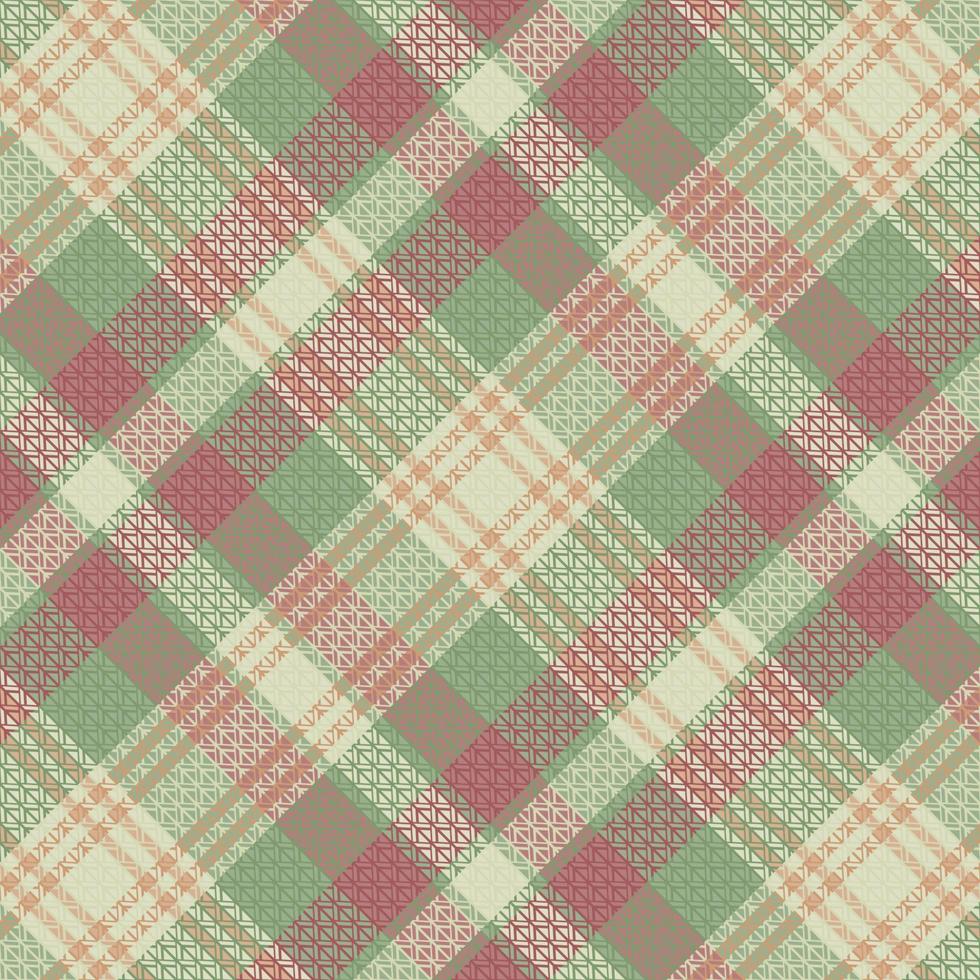 Tartan Plaid With Summer Color Pattern. vector