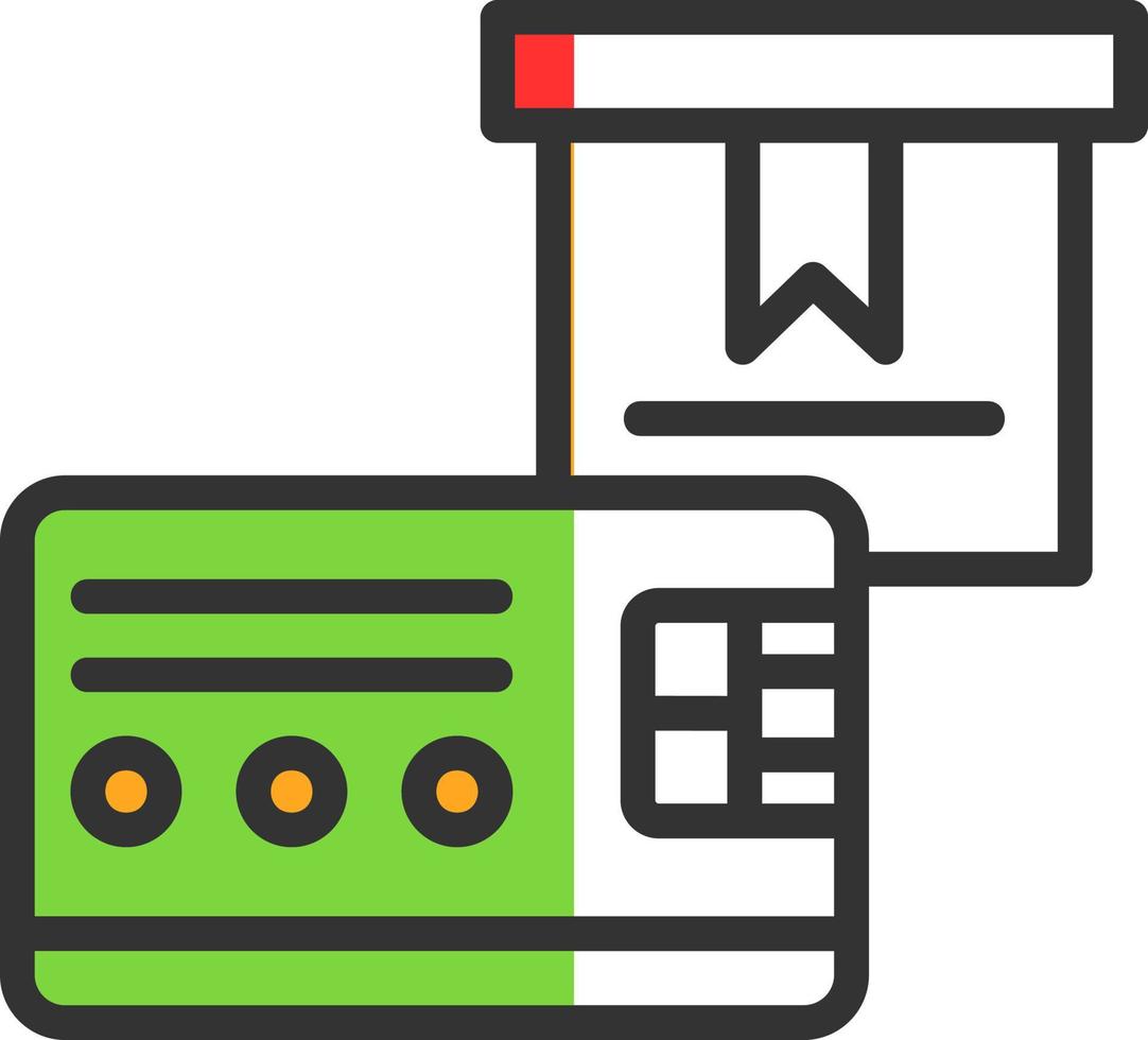Payment On Delivery Vector Icon Design