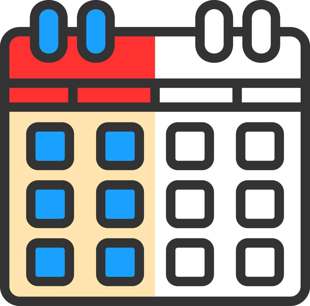 diseño de icono de vector de calendario