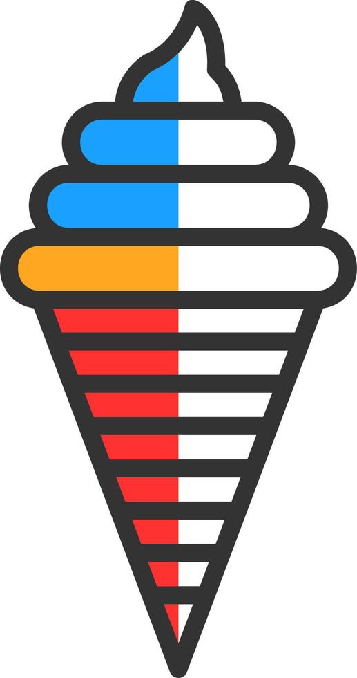 Ice Cream Vector Icon Design