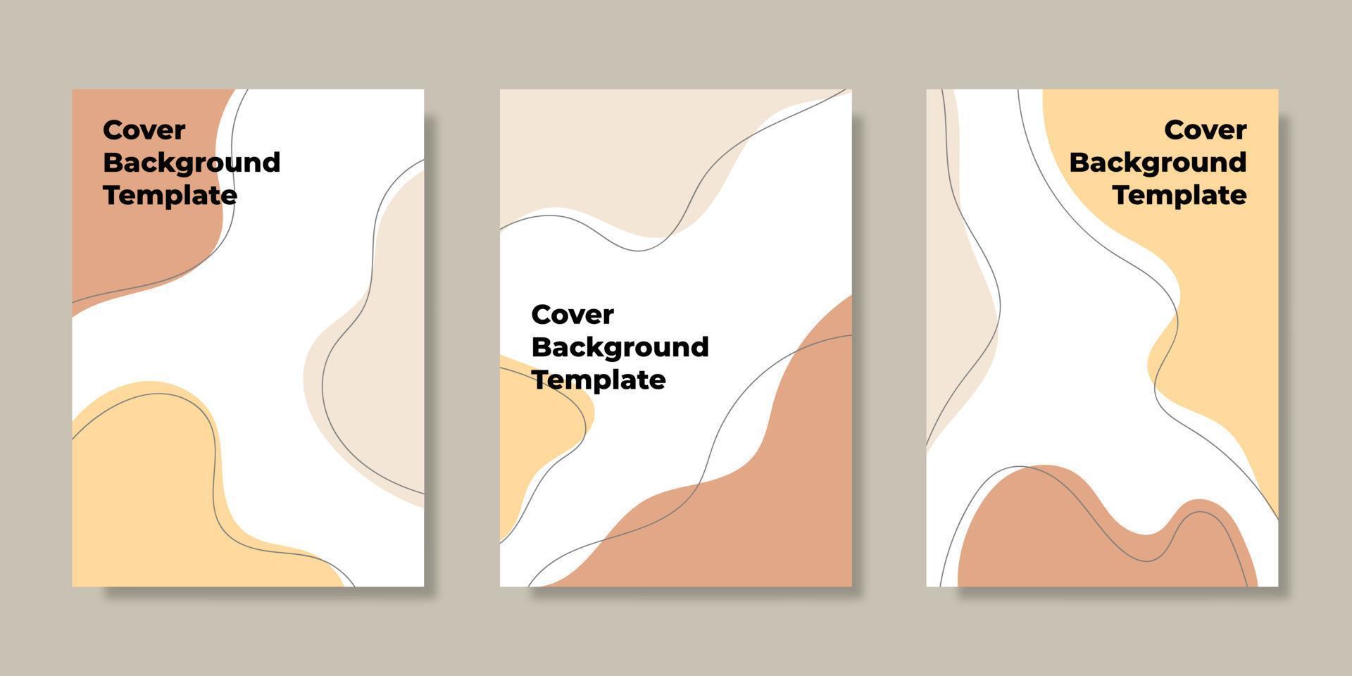 Set of hand drawn artistic background designs. Can be used for wall decoration, book covers, brochures, posters, flyer designs. Vector illustration