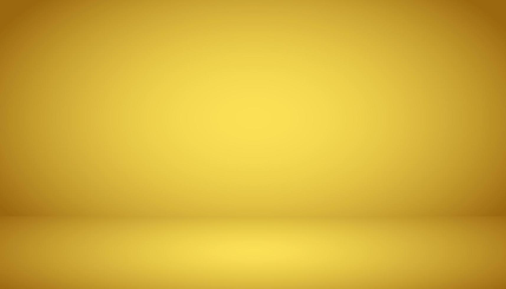 Abstract background. The studio space is empty. With a smooth and soft gold color vector