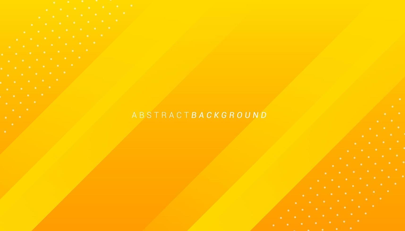 Orange and yellow gradient background with dynamic abstract shapes. Vector illustration