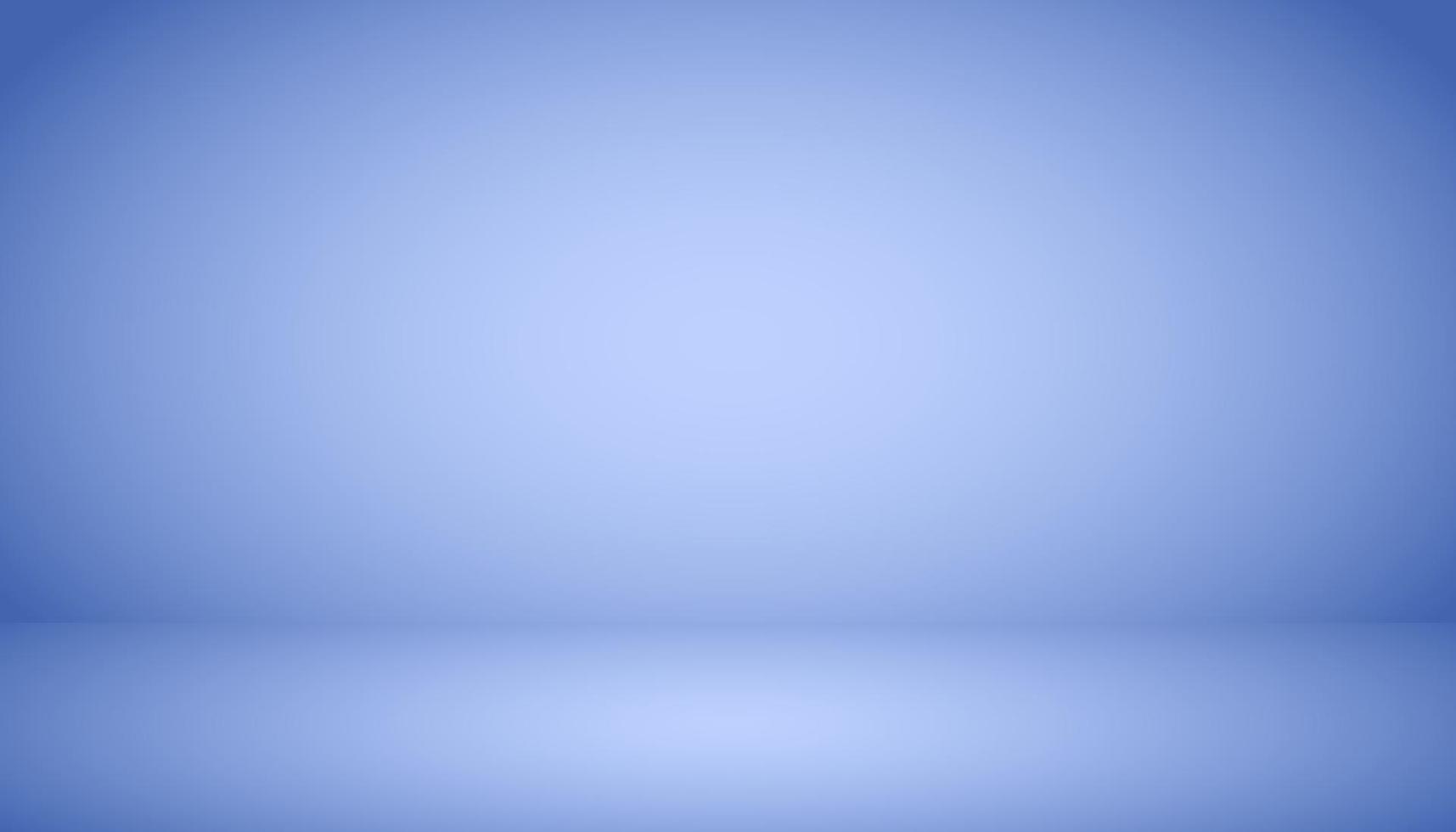 Abstract background. The studio space is empty. With a smooth and soft blue color vector