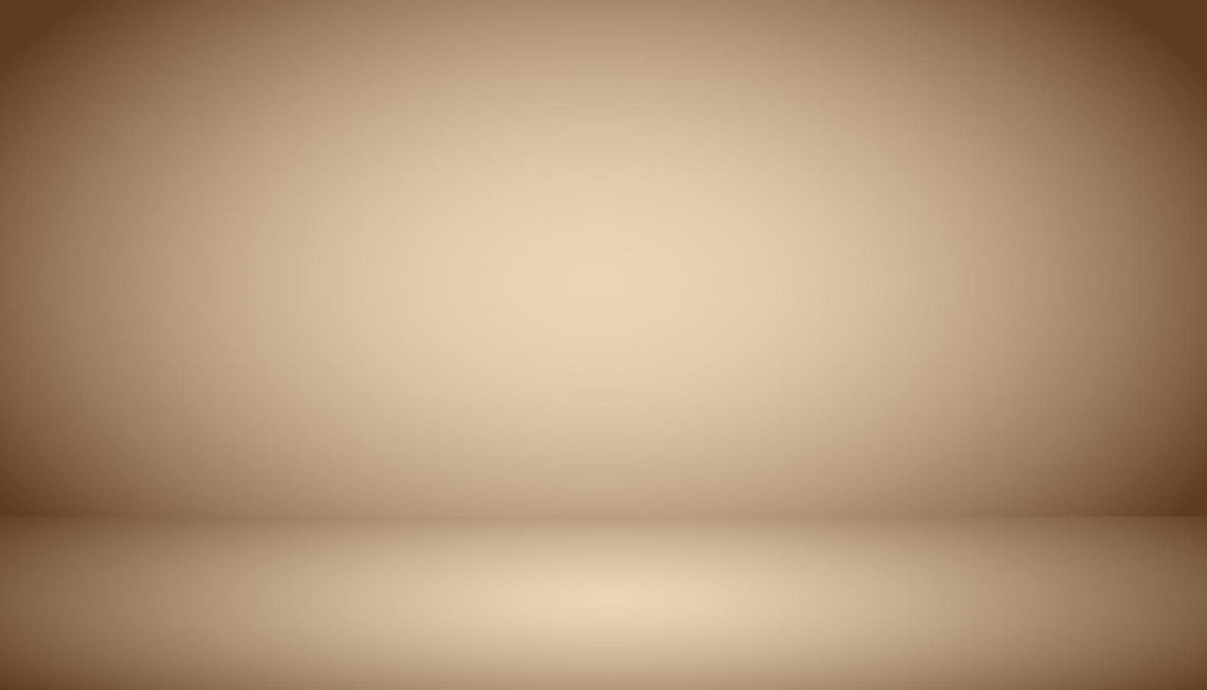 Abstract background. The studio space is empty. With a smooth and soft brown color vector