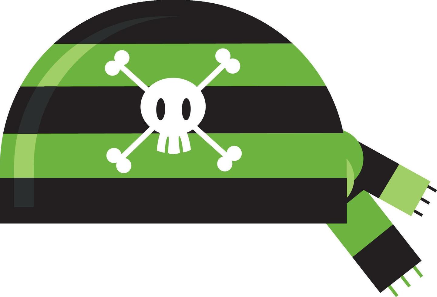 Cartoon Pirate Bandana vector