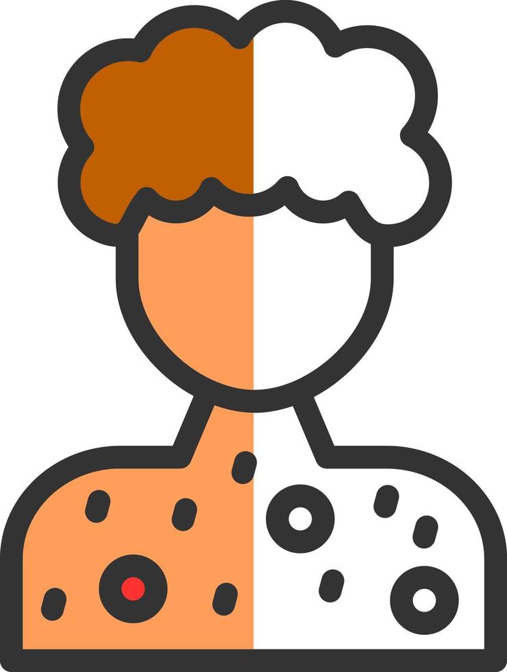 Skin Allergy Vector Icon Design