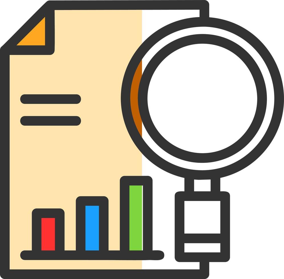 Research Vector Icon Design