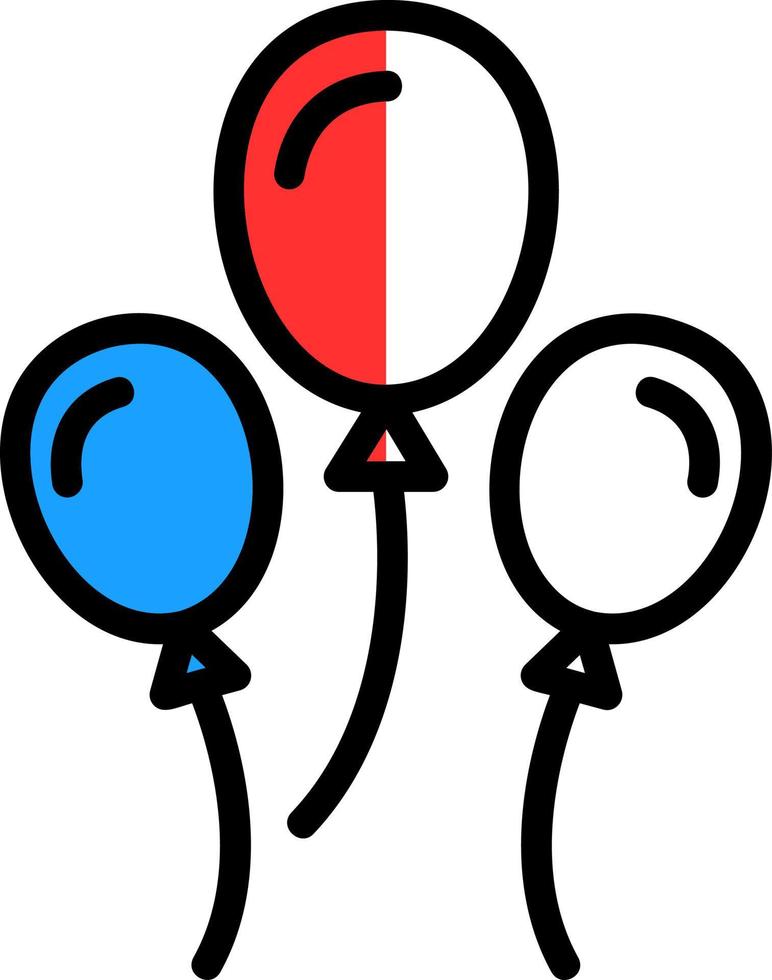 Balloons Vector Icon Design