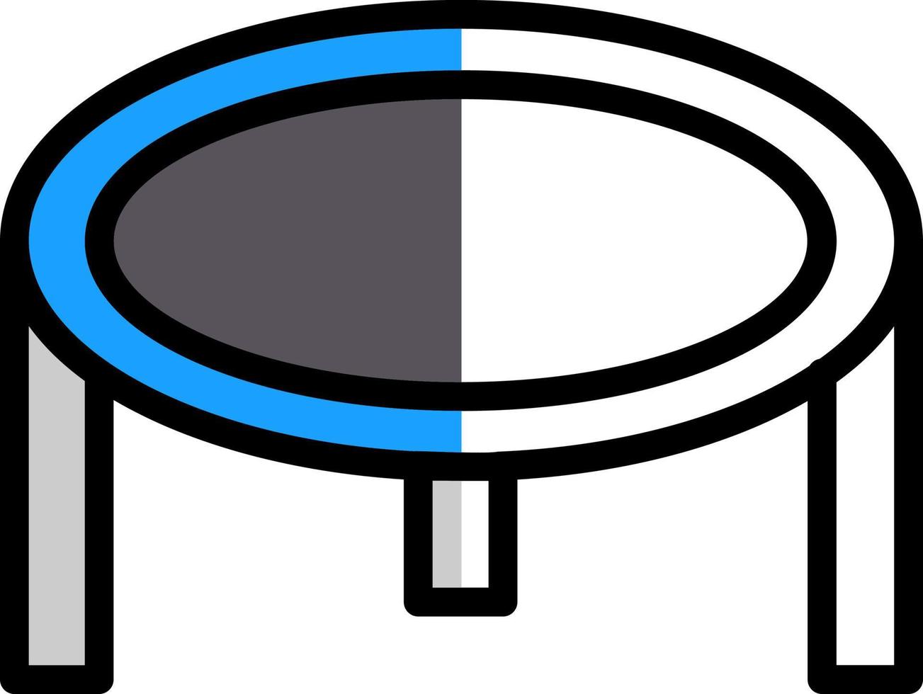 diseño de icono de vector de trampolín