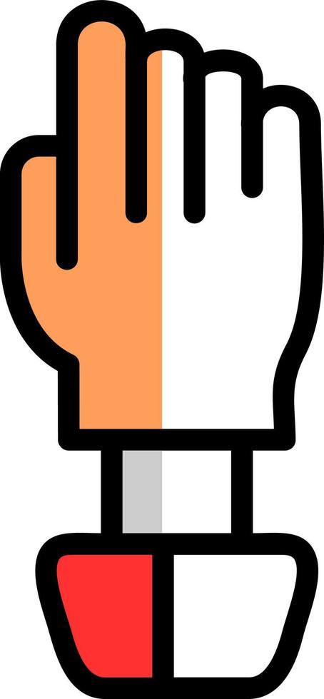 Amputee Vector Icon Design