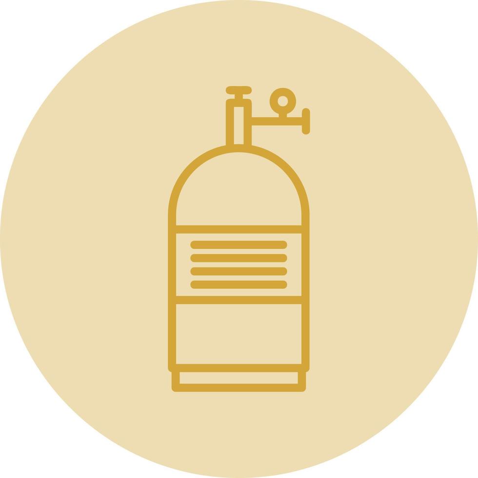 Oxygen Tank Vector Icon Design