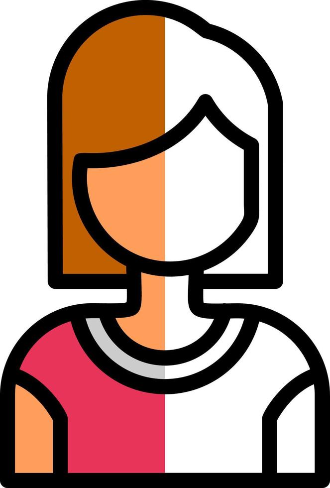 Girl Vector Icon Design