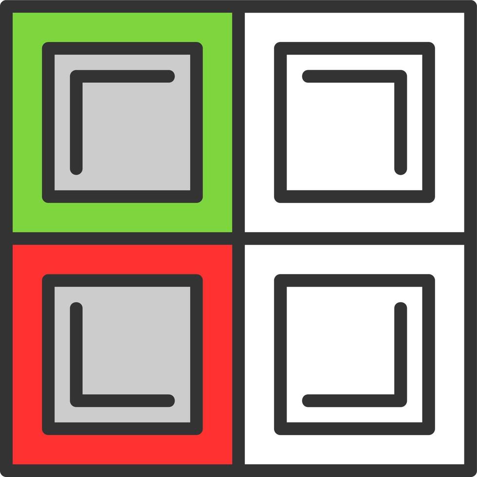 Blocks Vector Icon Design