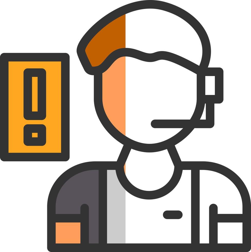 Referee Vector Icon Design