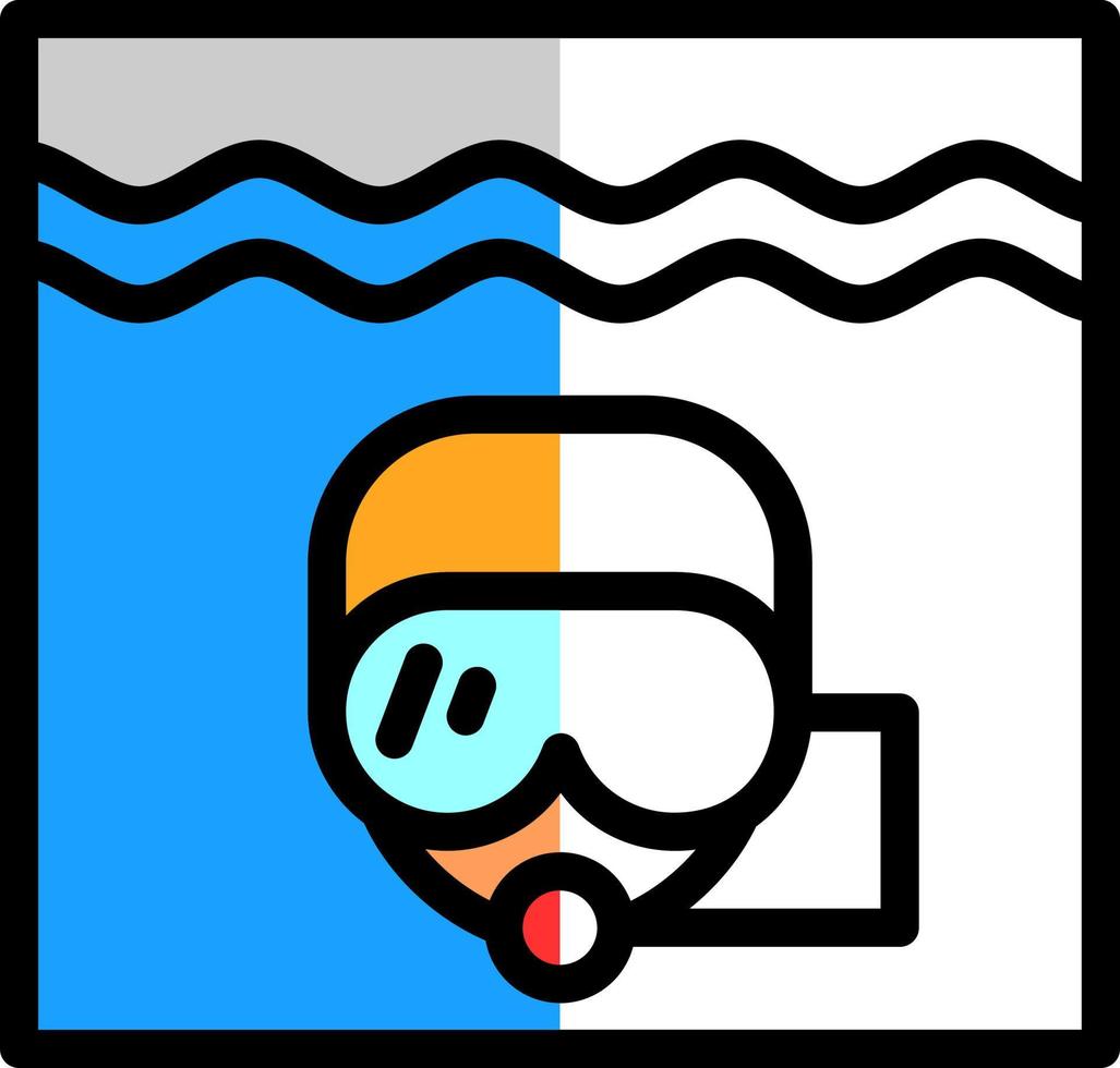 Diver Vector Icon Design