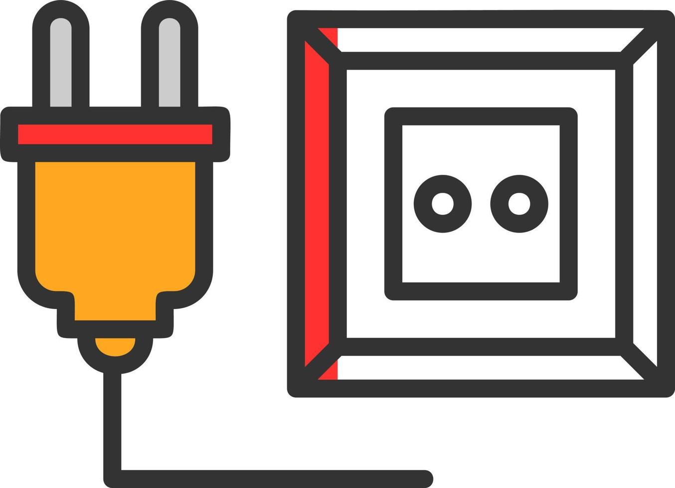 Unplugged Vector Icon Design