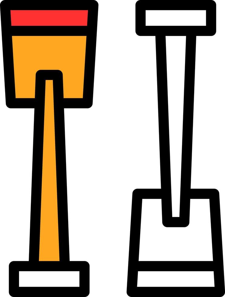 Paddle Vector Icon Design