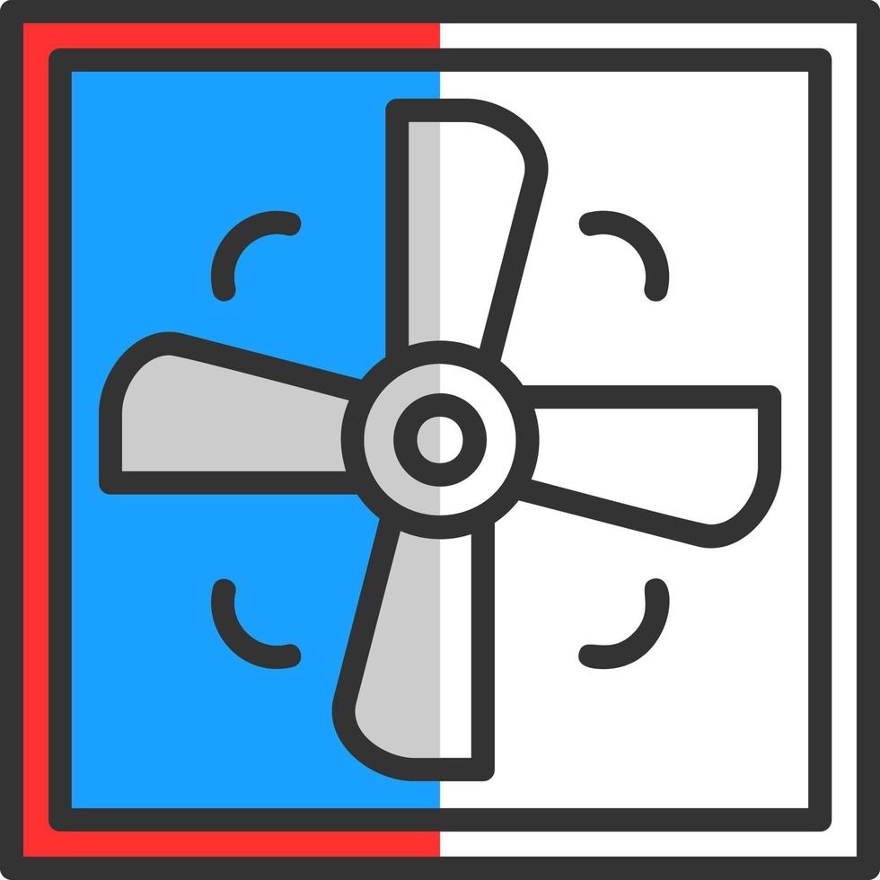 Ventilation Vector Icon Design