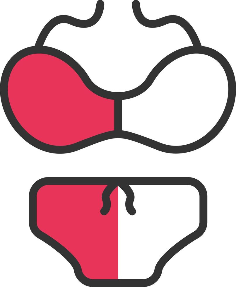 Swimsuit Vector Icon Design