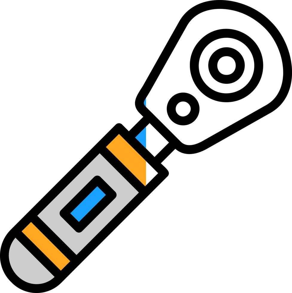 Ophtalmoscope Vector Icon Design