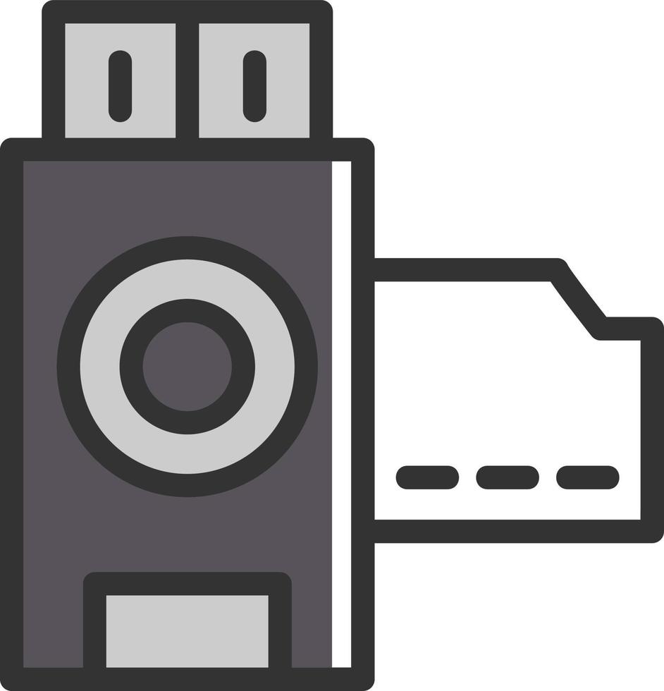 Camera Roll Vector Icon Design