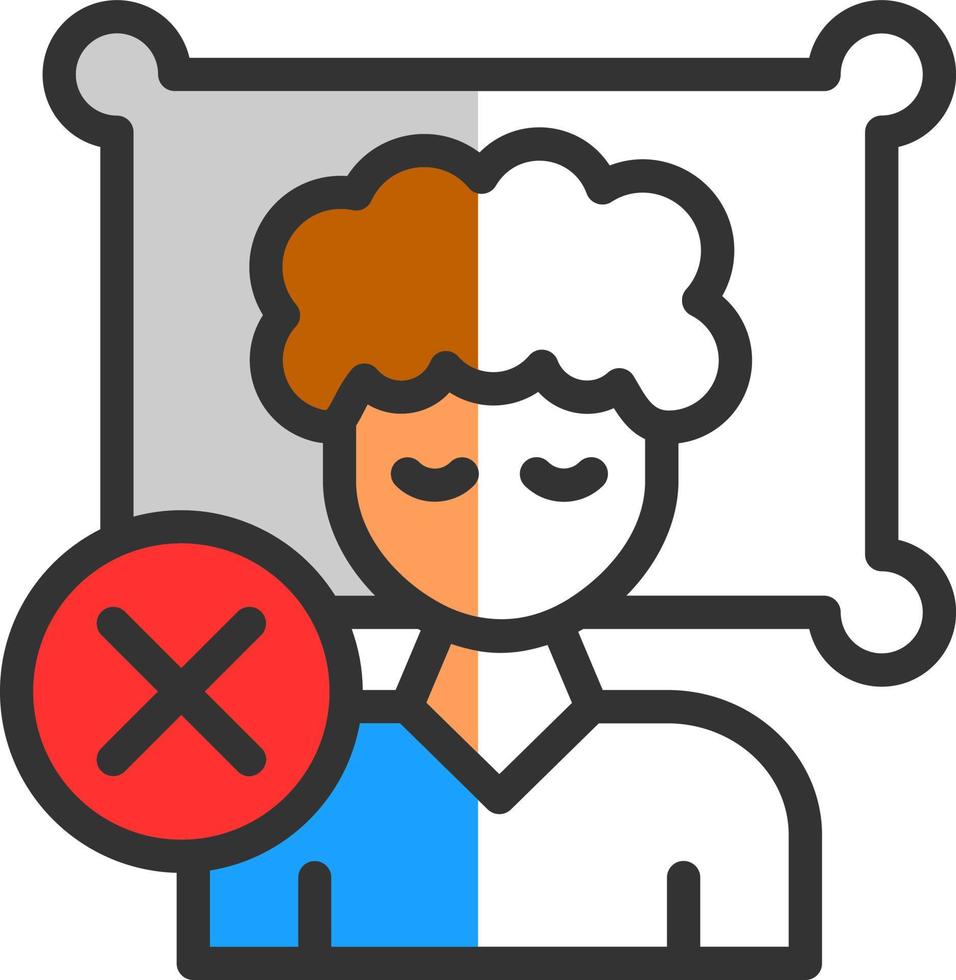 diseño de icono de vector de privación de sueño