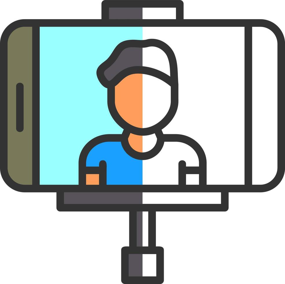 Vlogger Vector Icon Design